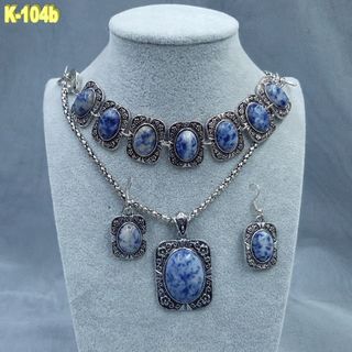 Conjunto Bisutería Vintage Piedras Tibet