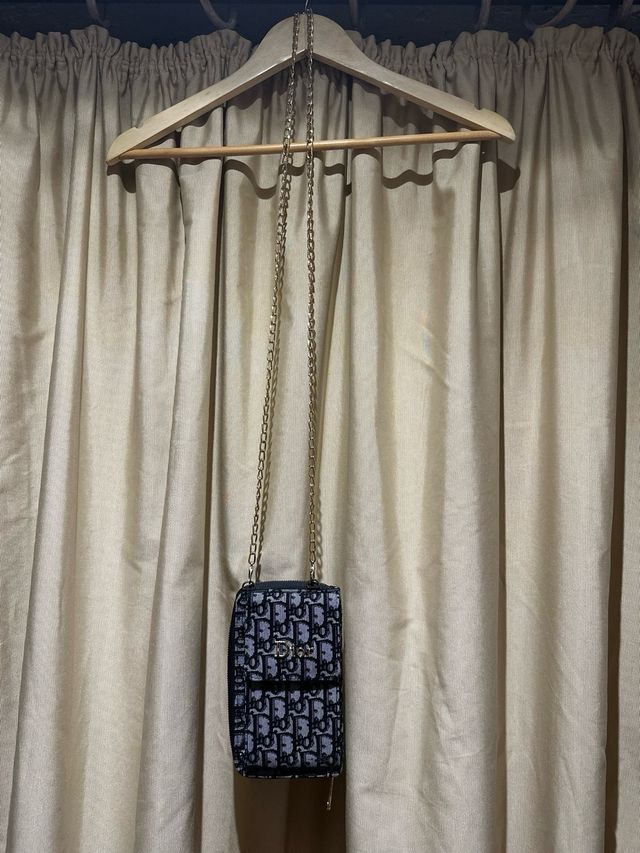 Bolsa tira colo de inspiração de tecido 