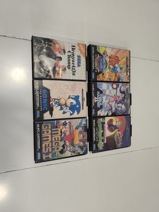 Juegos máster system y mega drive