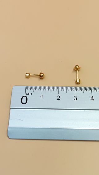 Pendientes de oro de 18kt.