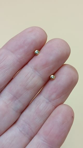 Pendientes de oro de 18kt.