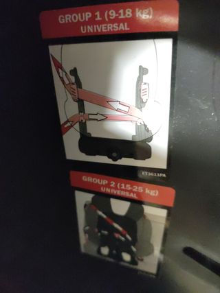 Silla de coche bebe isofix