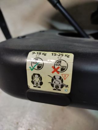 Silla de coche bebe isofix