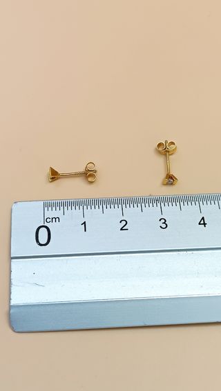 Pendientes de oro de 18kt.