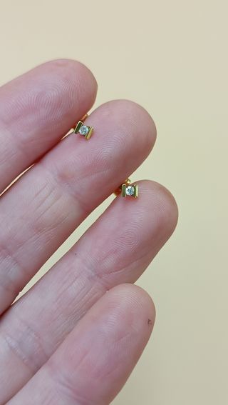 Pendientes de oro de 18kt.