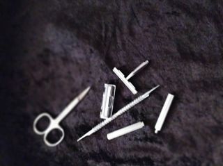 Set da uomo vintage in acciaio