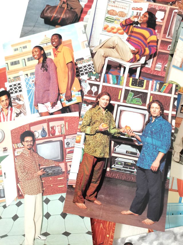 Set 12 cartoline, P.K.Apagya per Etro, 2000