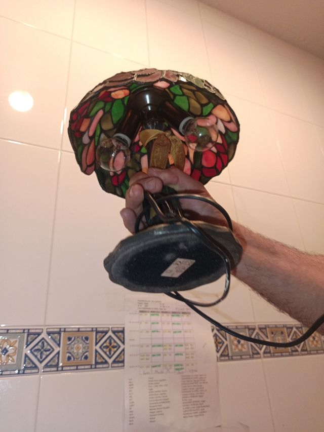 Lampara Tiffany año 1984-1995