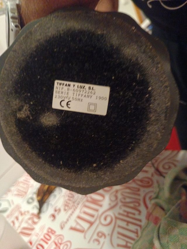 Lampara Tiffany año 1984-1995