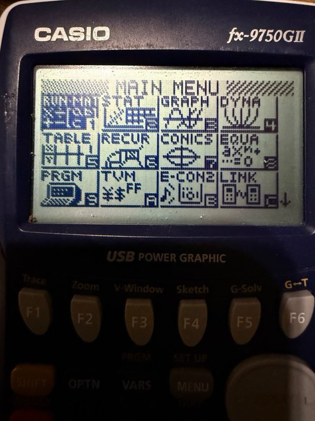 Calculadora cientifica CASIO fx9750GII