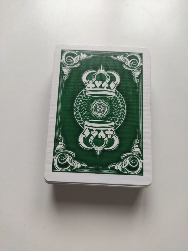 Baraja Crown Deck verde