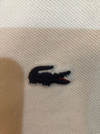 Polo blanco Lacoste
