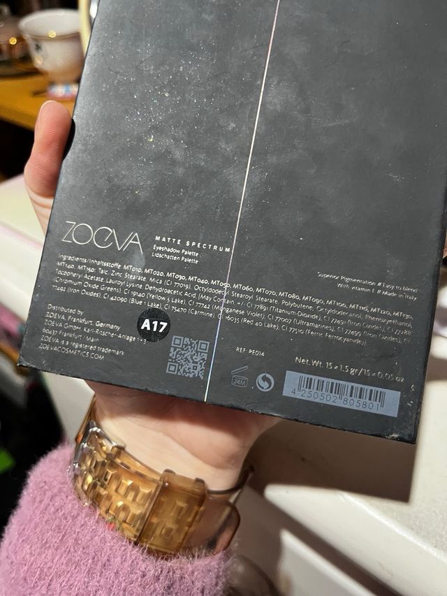 Paleta Matte Spectrum Zoeva