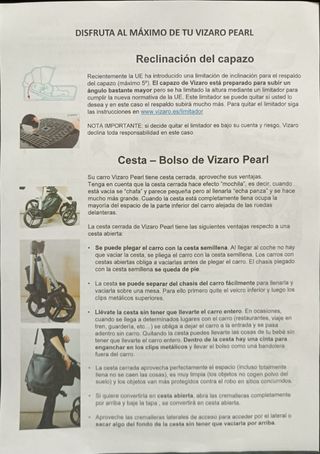 Vizaro Pearl 3 piezas  plataforma niño