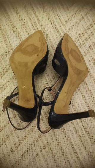 Zapatos de tacón azules