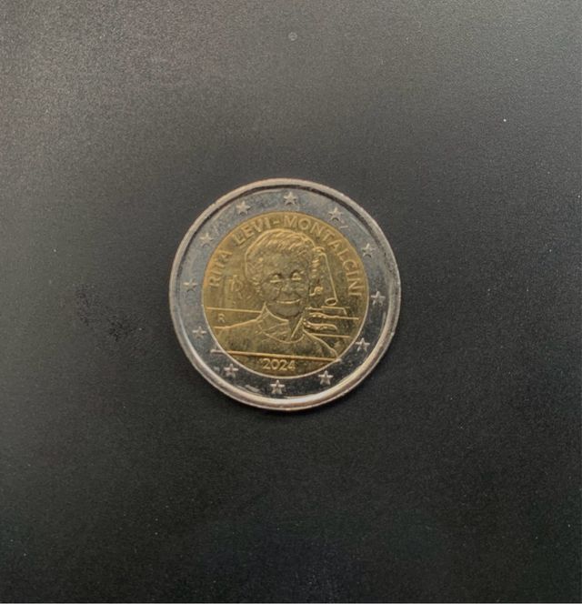 Moneta 2 Euro Rita Levi Montalcini Rara