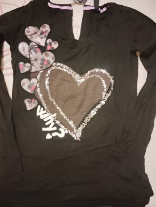 Desigual XS mujer niña camiseta abrigo S
