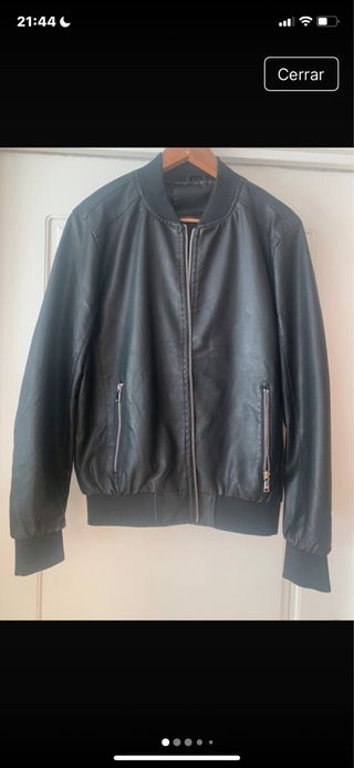 Cazadora polipiel bomber 