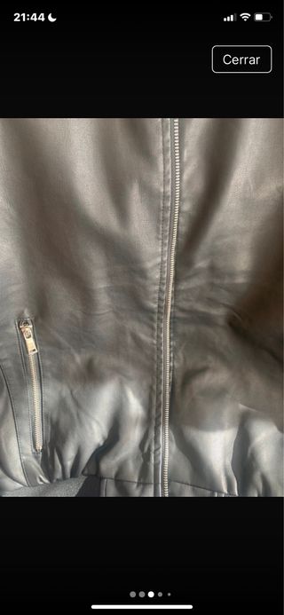Cazadora polipiel bomber 