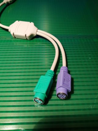Cable conversor PS2 a USB
