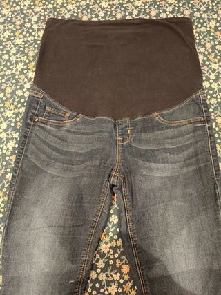 LOTE 5 vaqueros premama, talla M
