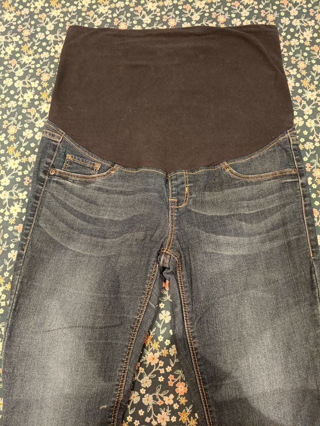 LOTE 5 vaqueros premama, talla M