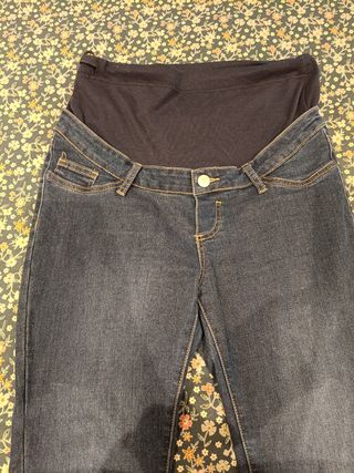 LOTE 5 vaqueros premama, talla M