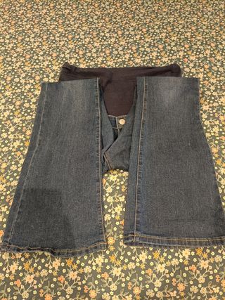 LOTE 5 vaqueros premama, talla M