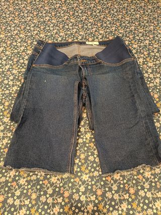 LOTE 5 vaqueros premama, talla M