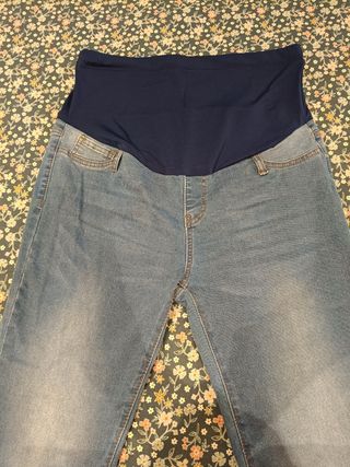 LOTE 5 vaqueros premama, talla M