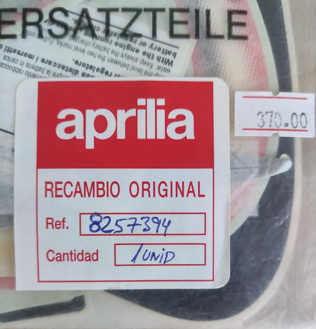 Aprilia SR - Pegatinas