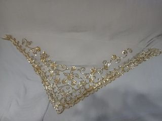 Manteleta y delantal fallera