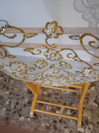 Manteleta y delantal fallera