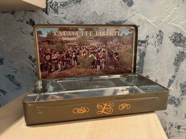 Scatola di latta Lafayette Liberty