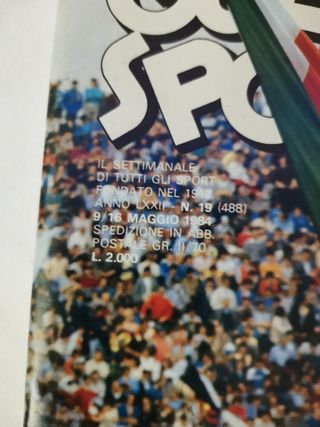 Rivista sport calcio GUERIN SPORTIVO 84