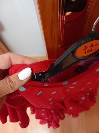 Traje de flamenca niña