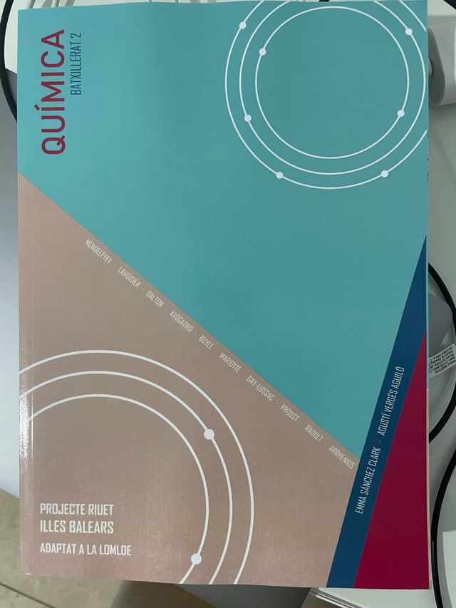 QUÍMICA BATXILLERAT 2: Projecte Riuet Illes Balear