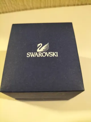 Conjunto antiguo de pendientes y anillo Swarovski