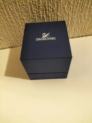 Conjunto antiguo de pendientes y anillo Swarovski