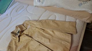 Chaqueta mujer piel beigue Pepe Nieto.