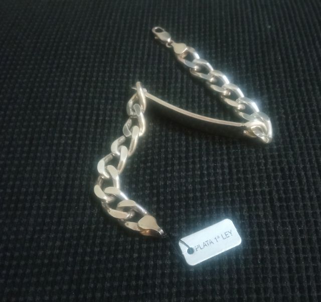 Pulsera Plata de Ley Caballero .