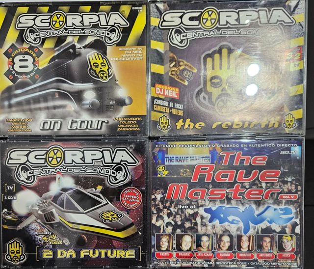 CDS Scorpia y xque 4 recopilatorios a 50 euros