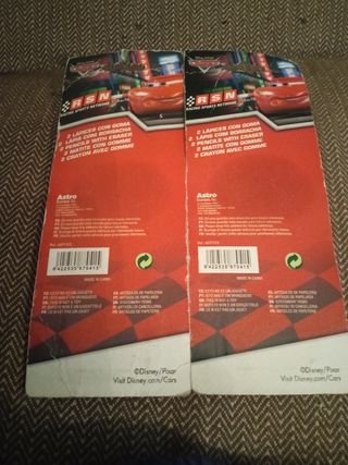 Lápis Marca Cars e Outros Novos