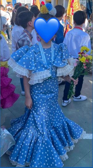 Traje flamenca niña
