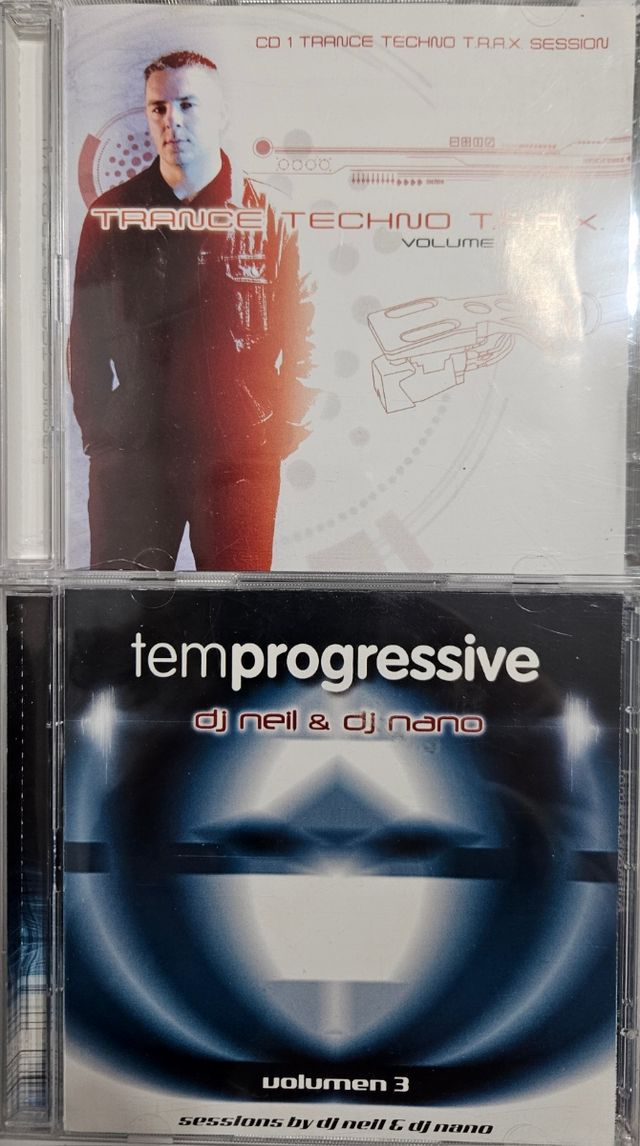 Cds Technotrax y progressive  Dj Neil ,Dj Nano