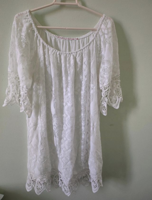 Vestidos blancos mujer talla unica