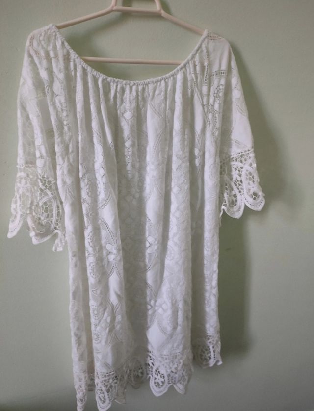 Vestidos blancos mujer talla unica