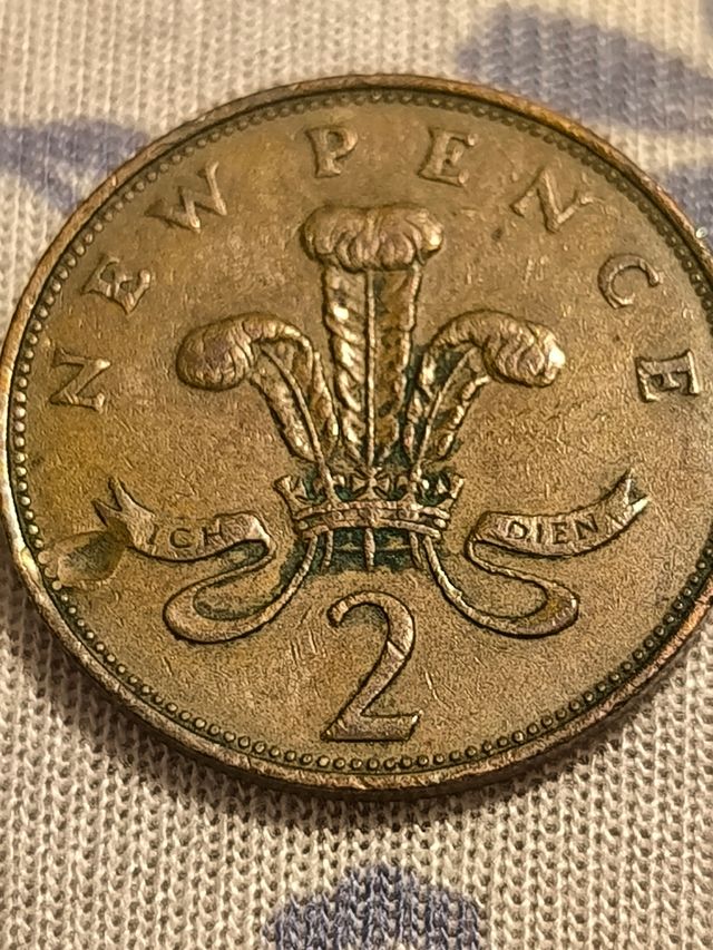 Moneda de 2 peniques Inglaterra