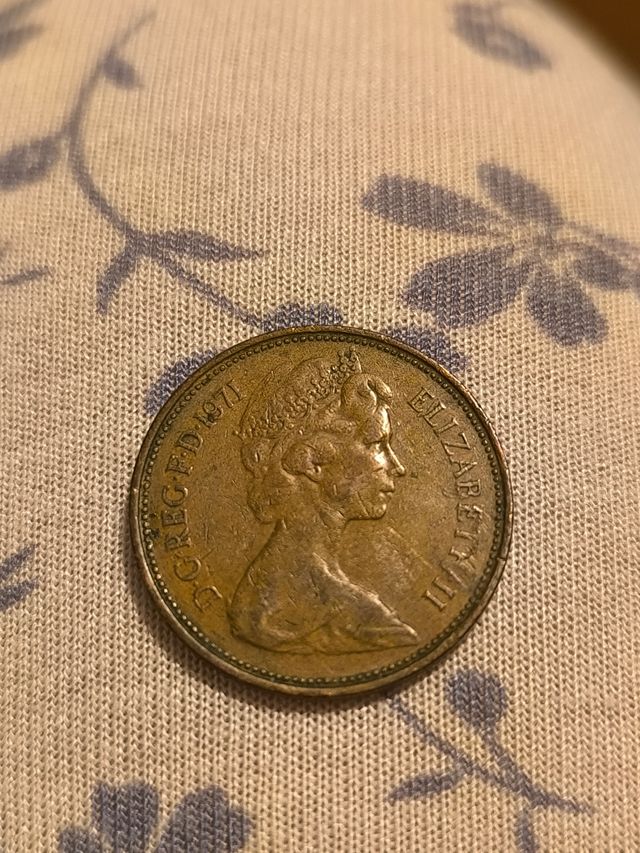 Moneda de 2 peniques Inglaterra