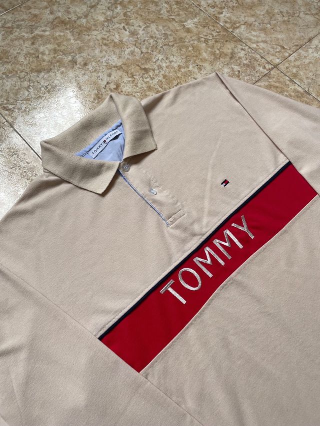 Polo Tommy Hilfiger talla XL de mangas largas